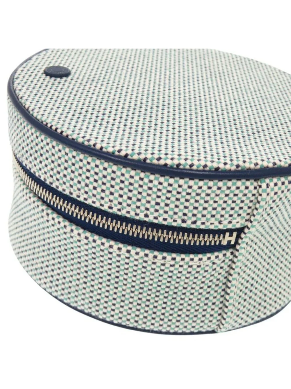 Hermes Evasion Cotton Marine Pouch
